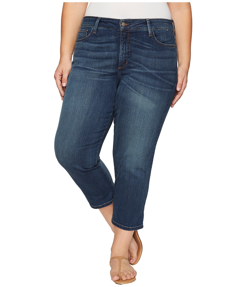 NYDJ Plus Size Plus Size Marilyn Capris in Oak Hill (Oak Hill) Women