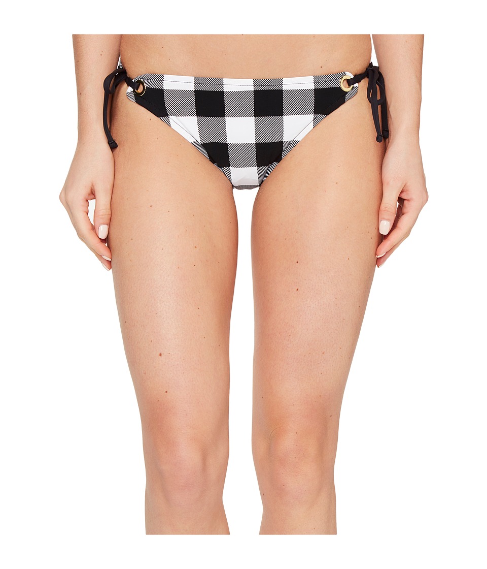 La Blanca Tres Chic California Cut Tie-Side Hipster (Black/White) Women