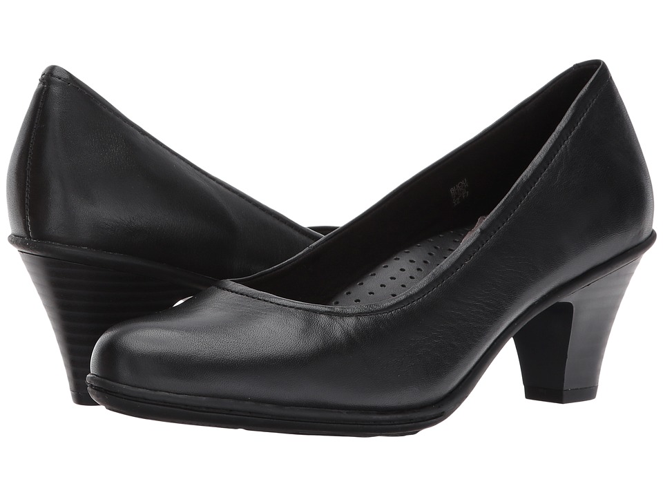 Earth Bijou (Black Full Grain Leather) High Heels