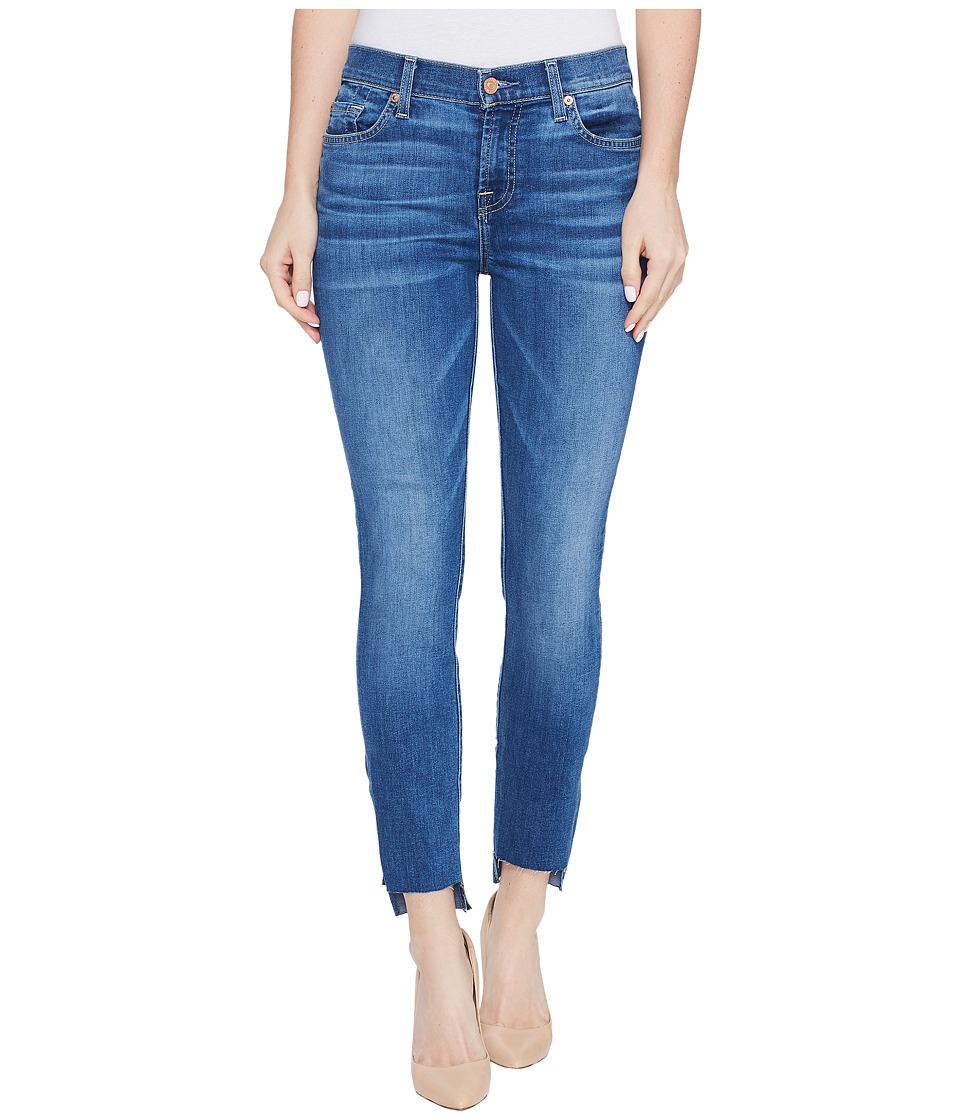7 For All Mankind The Ankle Skinny Jeans w/ Step Hem in Bella Heritage (Bella Heritage) Women