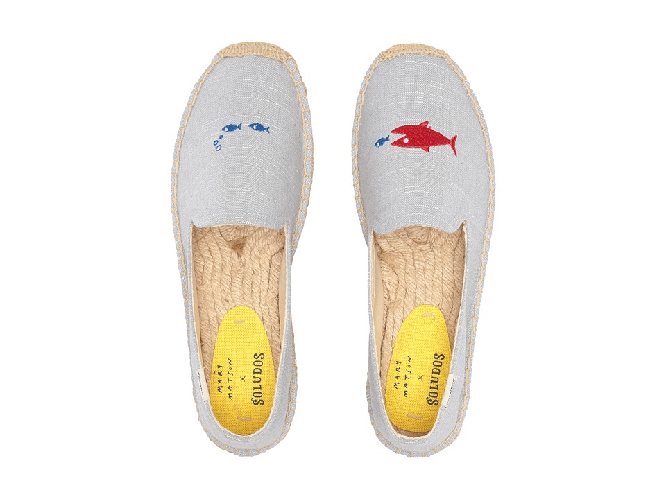 Soludos Hungry Fish Platform (Light Blue) Women
