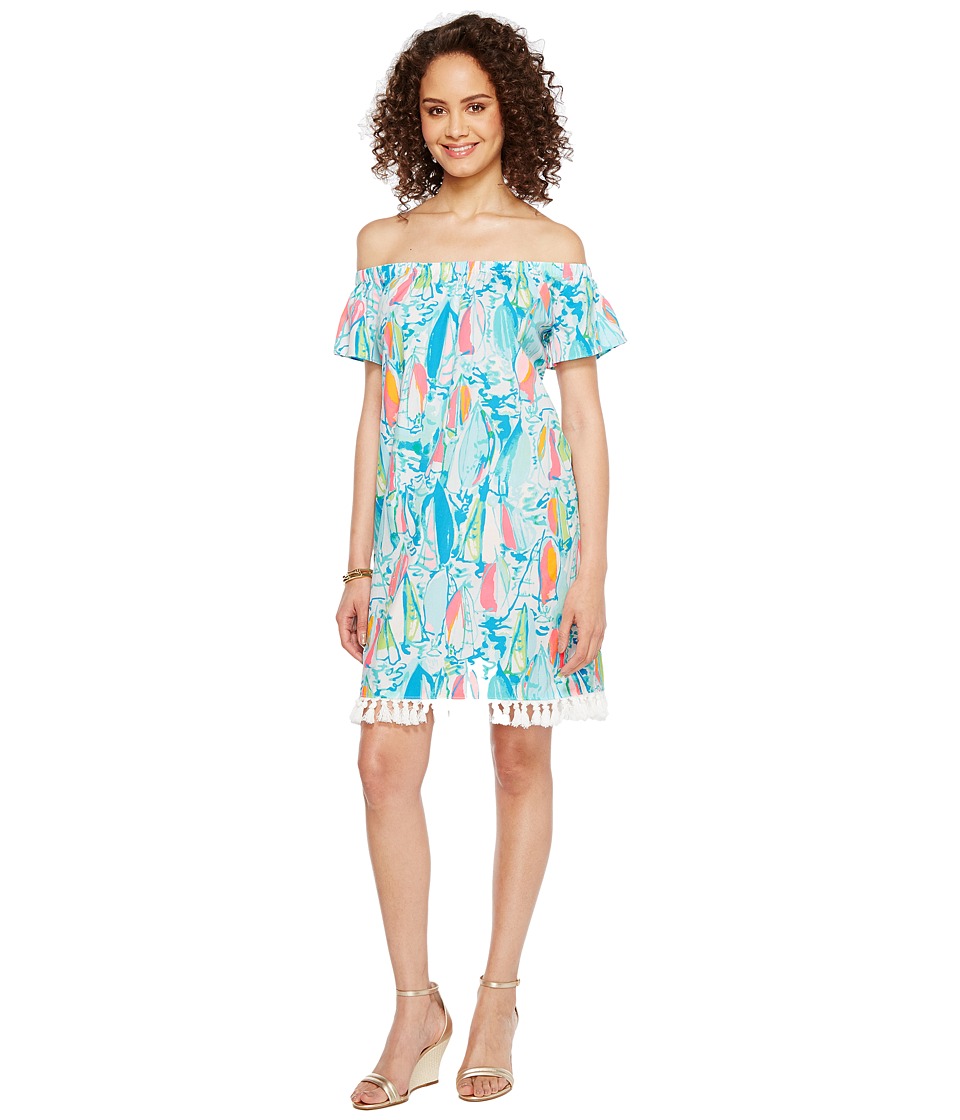 Lilly Pulitzer Marble Dress (Multi Beach and Bae Sunglow) Women
