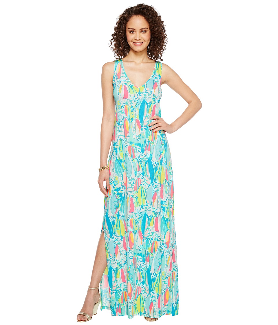 Lilly Pulitzer Kerri Maxi Dress (Multi Beach and Bae) Women