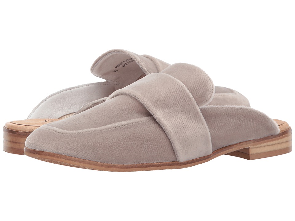 Free People At Ease Velvet Loafer (Silver) Women