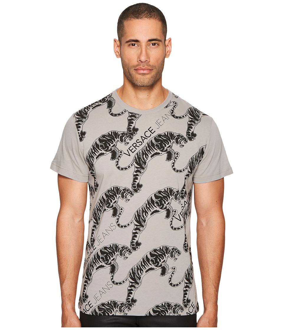 Versace Jeans Tiger Logo T-Shirt (Grey) Men