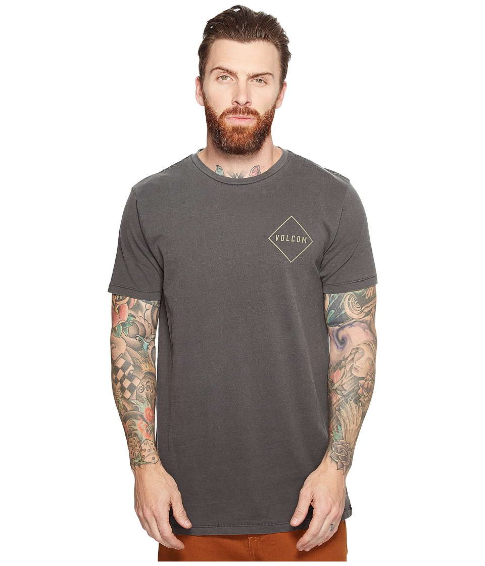 Volcom Pitcher Short Sleeve Tee (Black) Men