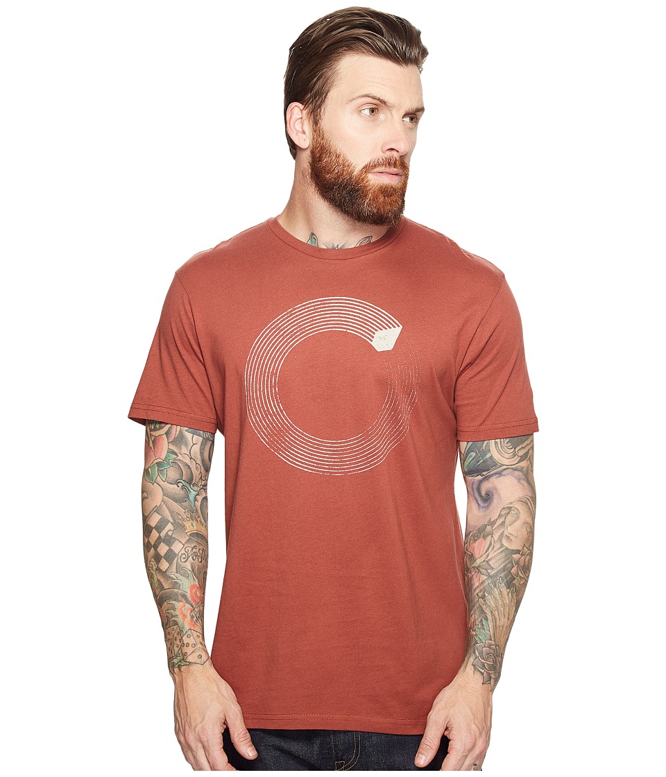 Volcom Whirl Stone Short Sleeve Tee (Dark Clay) Men