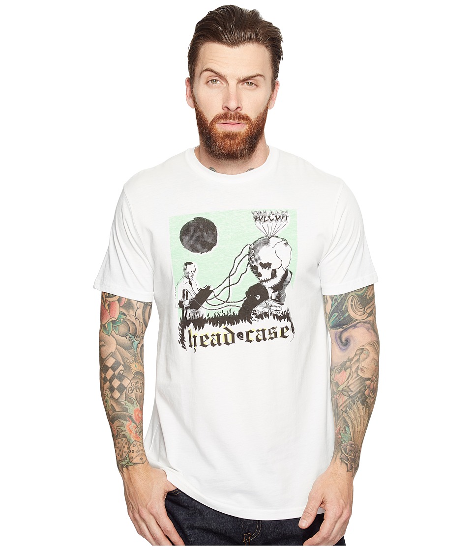 Volcom Head Case Short Sleeve Tee (White) Men