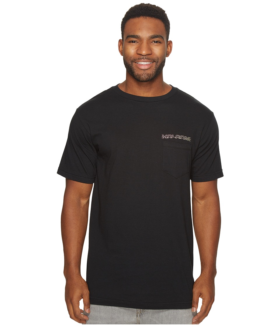 Volcom Sound Maze Pocket Tee (Black) Men