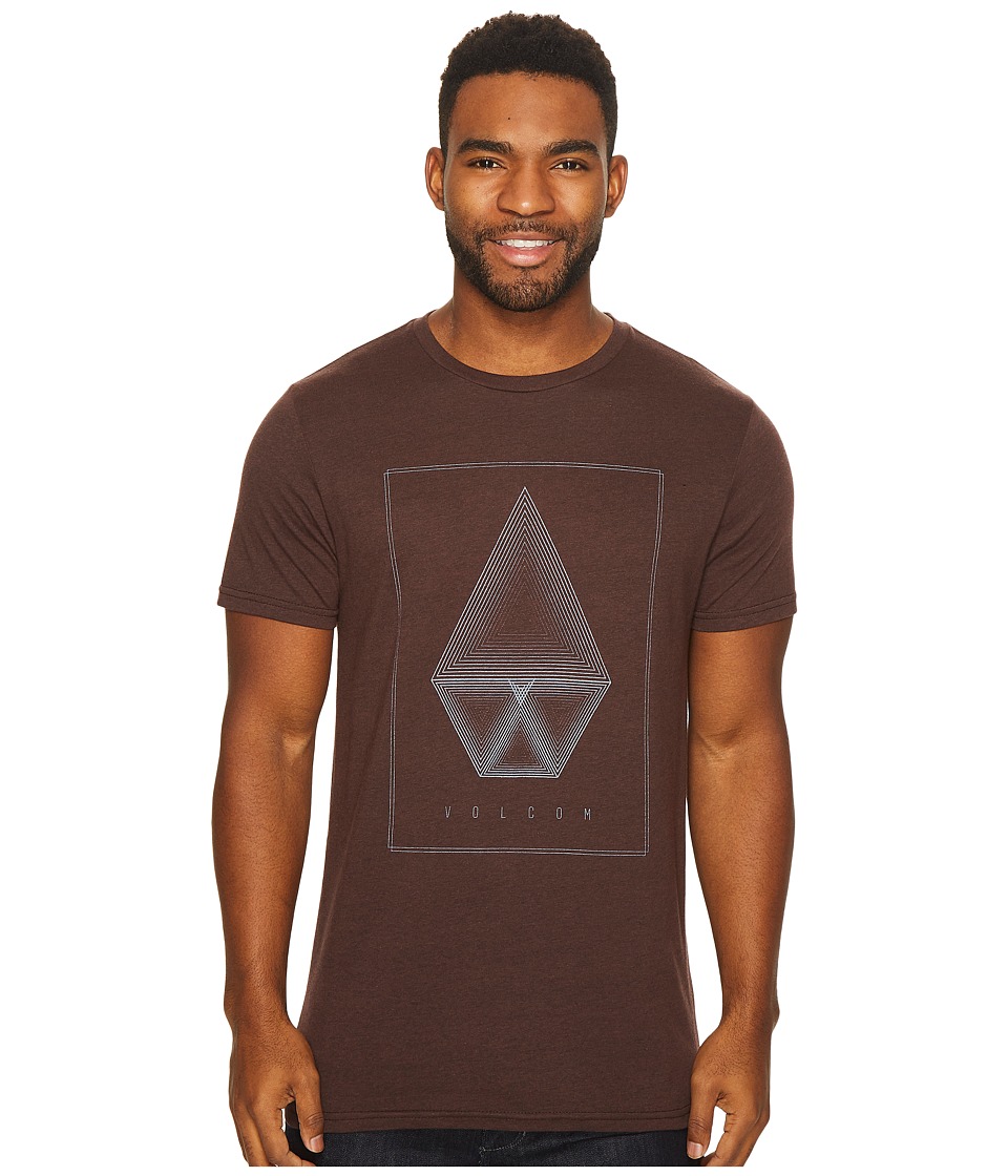 Volcom Concentric Short Sleeve Tee (Plum Heather) Men