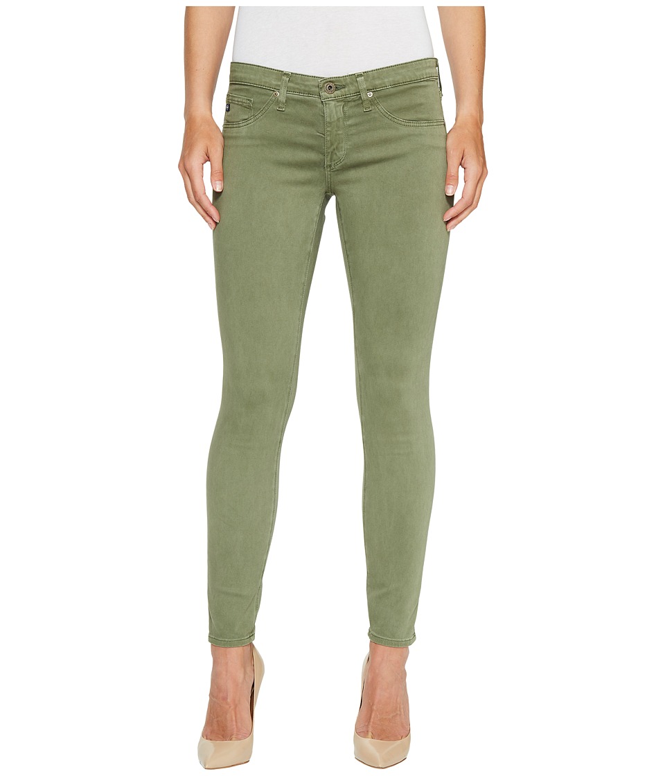 AG Adriano Goldschmied Leggings Ankle in Sulfur Harvest Olive (Sulfur Harvest Olive) Women