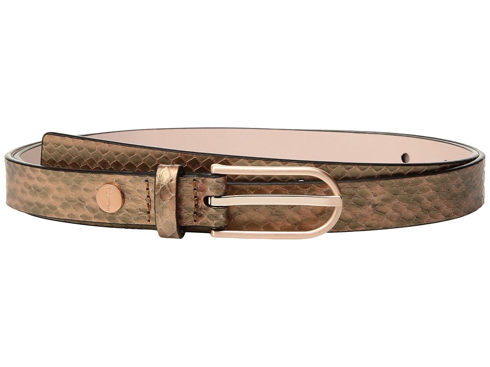Calvin Klein 20mm Flat Strap (Rose Gold/Brushed Rose Gold) Women