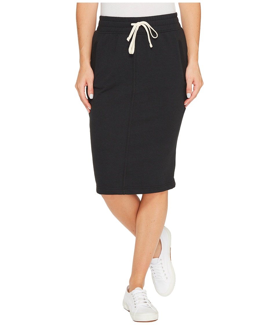 Alternative Vintage French Terry Friday Night Skirt (Black) Women