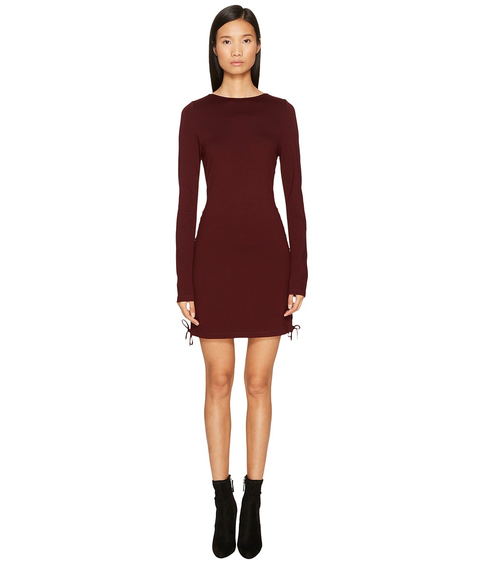 McQ Eyelet Mini Dress (Port) Women