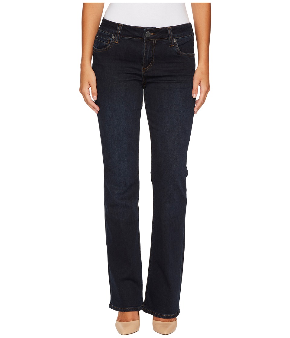 KUT from the Kloth Petite Natalie High-Rise Bootcut in Immeasurable w/ Euro Base Wash (Immeasurable/Euro Base Wash) Women