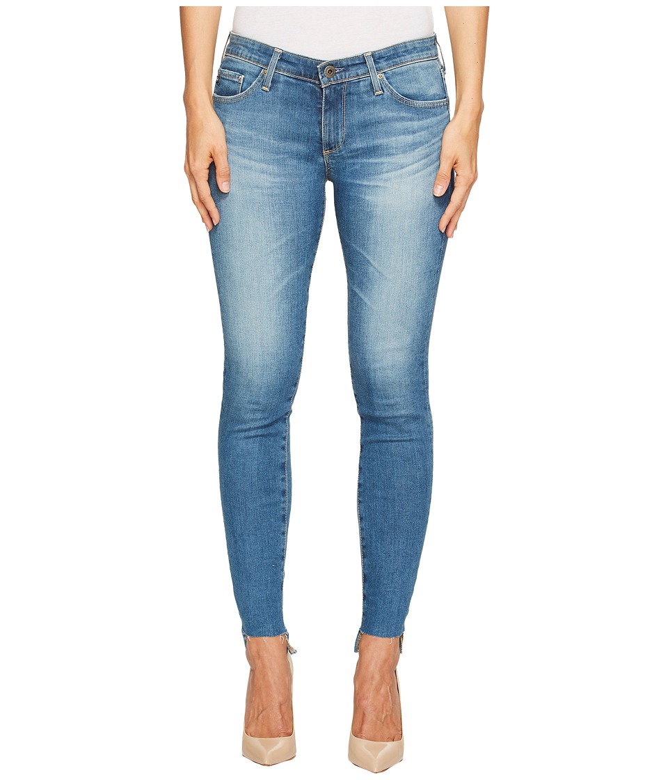 AG Adriano Goldschmied Leggings Ankle Uneven Hem in Emanate (Emanate) Women