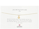 You Are My North Star Choker Necklace, Open North Star Charm