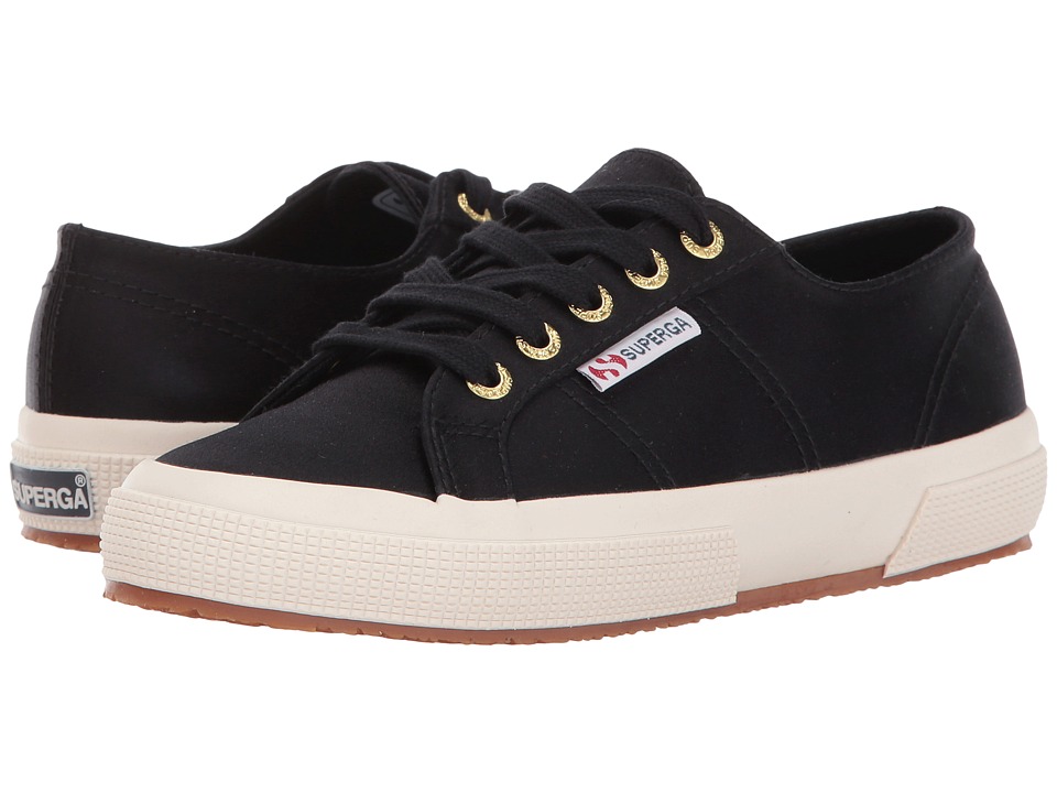 Superga 2750 Satin (Black/Gold) Women