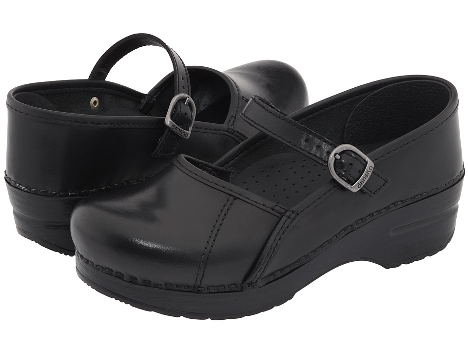 Dansko Marcelle Black Cabrio Womens Maryjane Shoes
