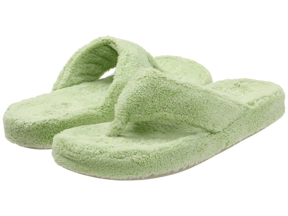 Acorn New Spa Thong (New Lime Fabric) Slippers