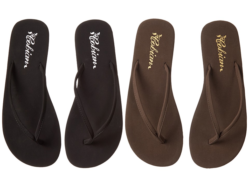 Cobian Nias 2 Pack (Black / Chocolate) Sandals