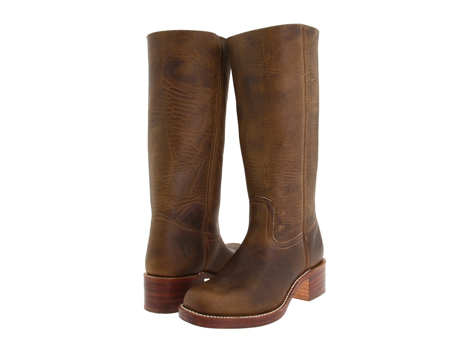 Frye - Campus 14L (Dark Brown Leather) Cowboy Boots