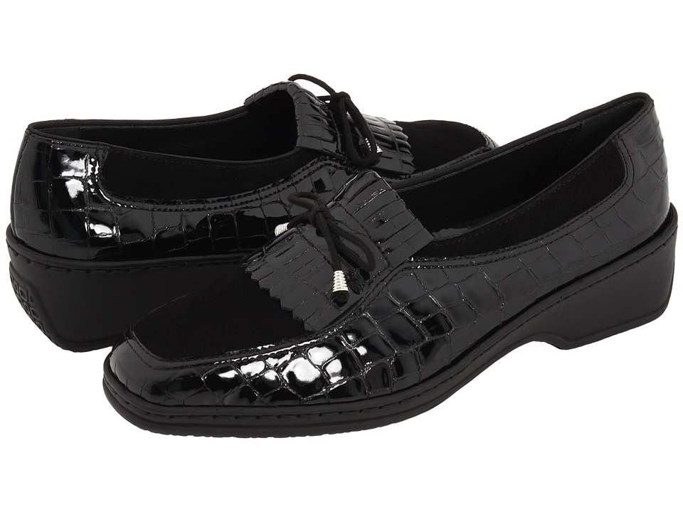 ara Rachel (Black Nubuk/Croco)
