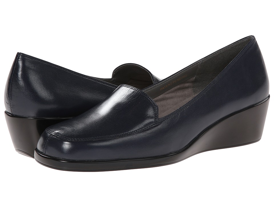 Aerosoles Final Exam (Navy Leather) Wedge Shoes