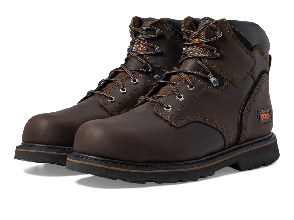 Timberland PRO 6 Pit Boss Steel Toe (Gaucho Oiled Full-Grain Leather) Men