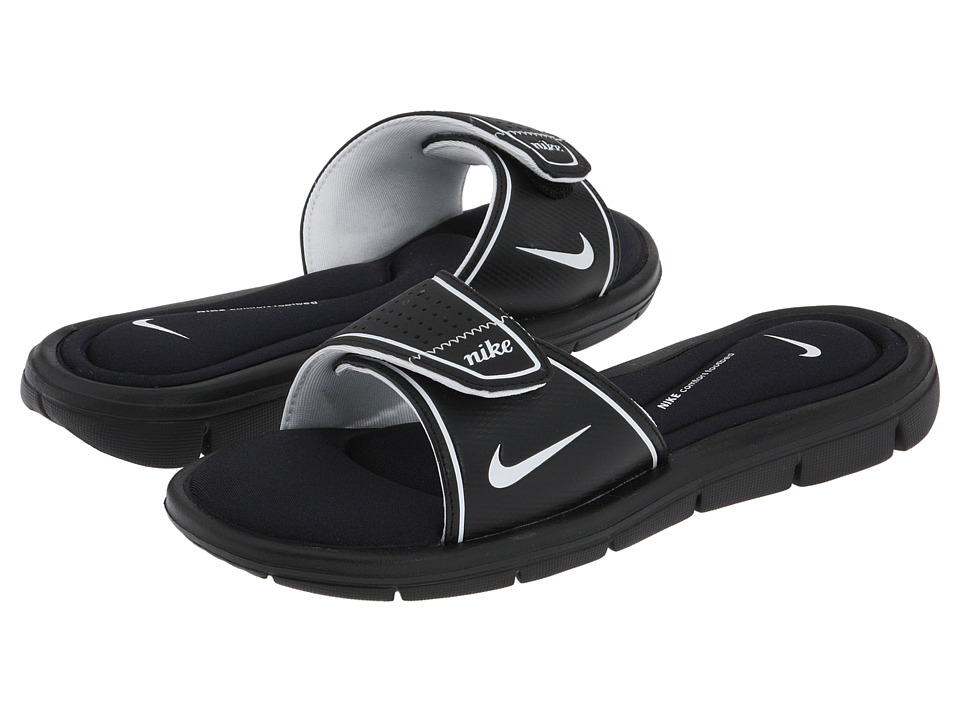 Nike Comfort Slide (Black/White) Sandals