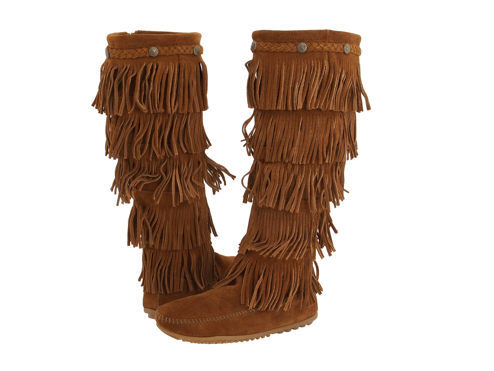 Minnetonka 5-Layer Fringe Boot - Zappos Free Shipping BOTH Ways