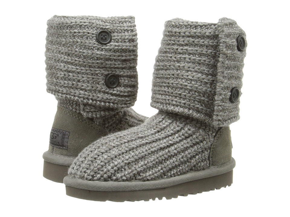 UGG Kids Cardy (Toddler/Little Kid/Big Kid) (Grey) Girls Shoes