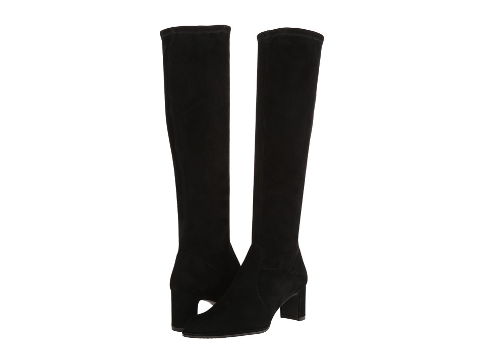 Stuart Weitzman Chicboot (Black Suede) Women's Boots
