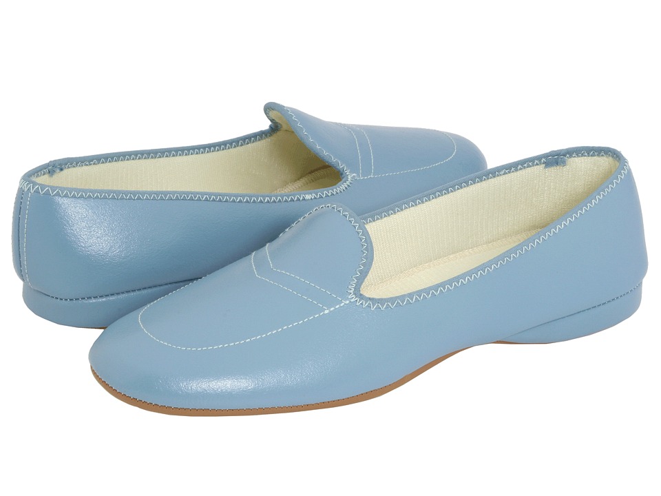 Daniel Green Meg (Blue Leather) Slippers