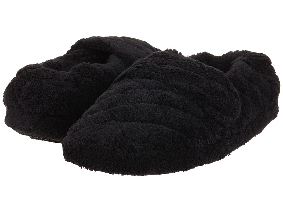 Acorn Spa Wrap (Black Fabric) Slippers