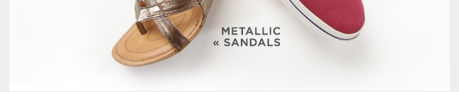 Shop Metallic Sandals