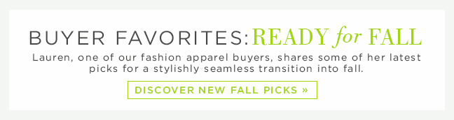 Discover Fall Picks