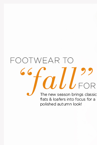 Shop Fall Footwear