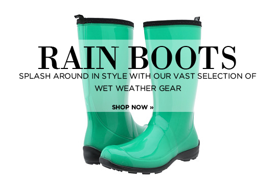Rain Boots: Get free shipping on all puddle jumpers!