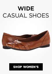 Wide Shoes: Get free shipping on perfectly fitting wide footwear!