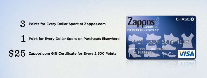 Your first step to rewards is the Zappos Rewards Visa | Zappos