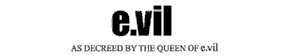 e.vil Logo
