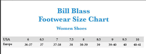 Jackie London Size Chart