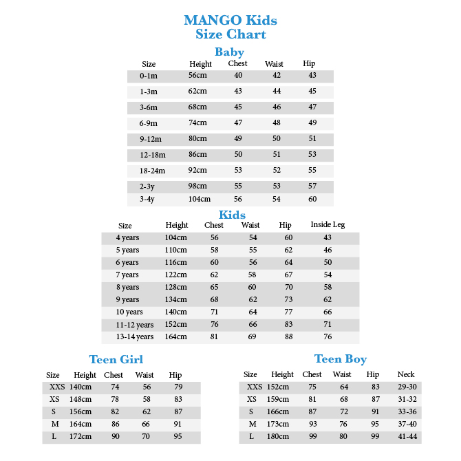 Adorável Observe Sufocando mango size guide Folha Cabeleireiro Patois