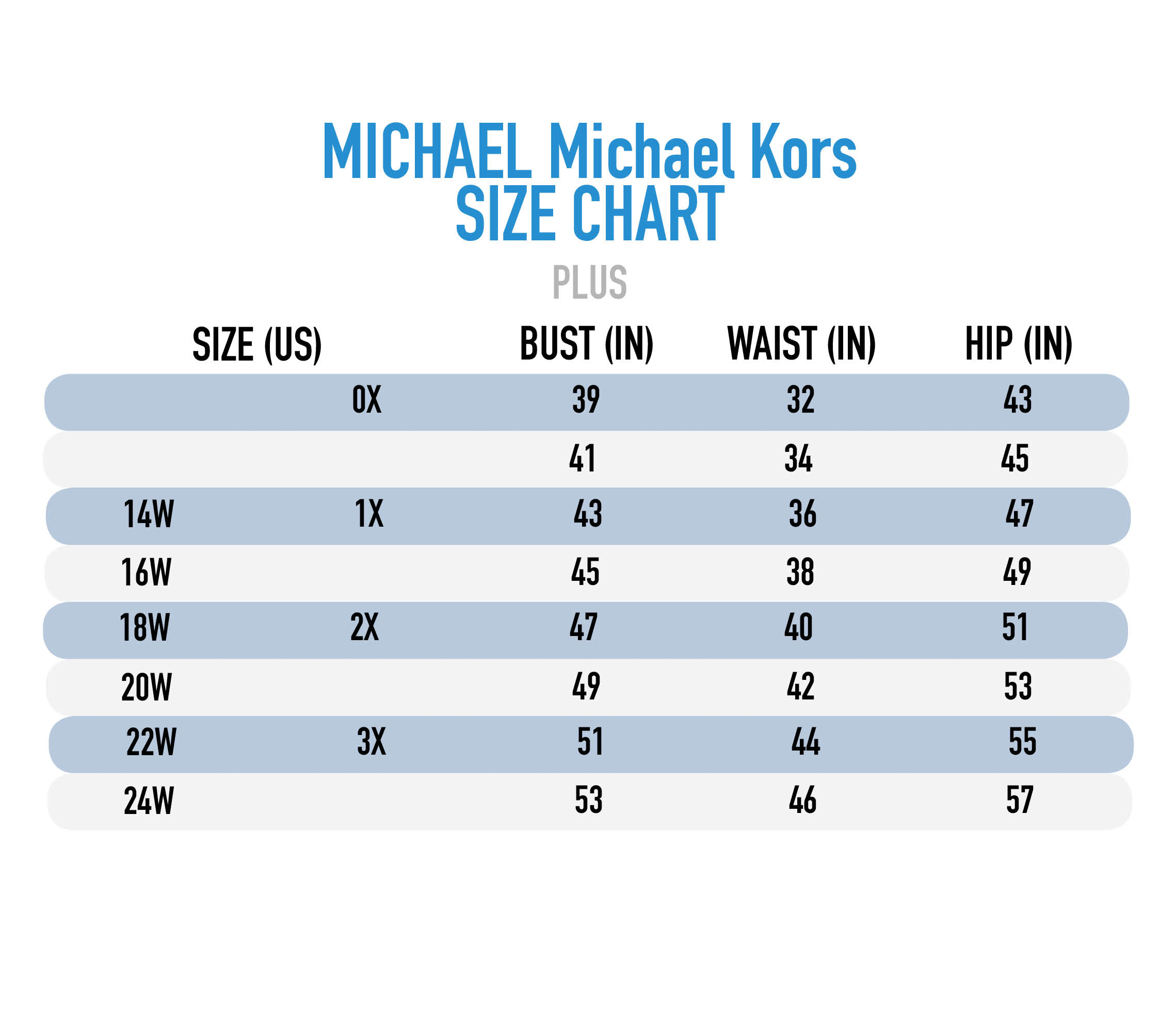 michael kors plus size