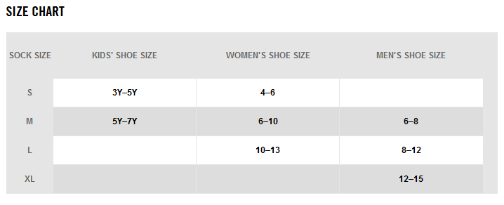 Nike Kids Shoe Size Chart