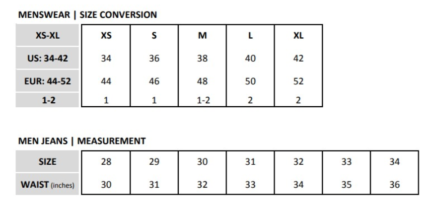 The Kooples Size Chart