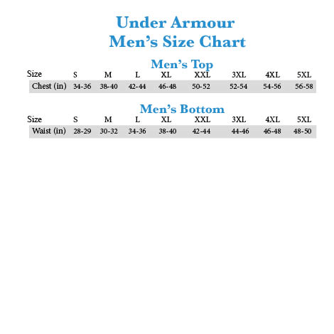 Under Armour Sweater Size Chart