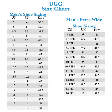 ugg kids size chart 