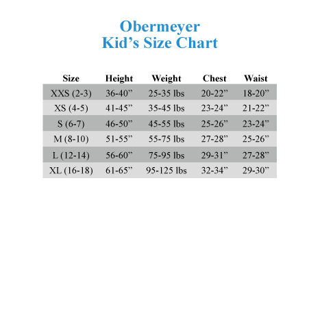 Obermeyer Ski Pants Size Chart